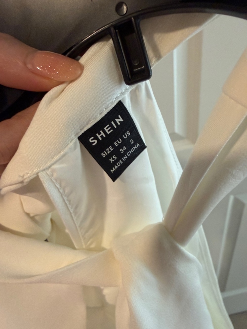 SHEIN White Halter Mini Dress - Picture 3 of 5